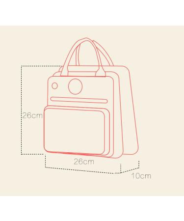 Small Waterproof Baby Diaper Bag Tote Messenger Backpack-Black - Buy Online on SooperMarket.com