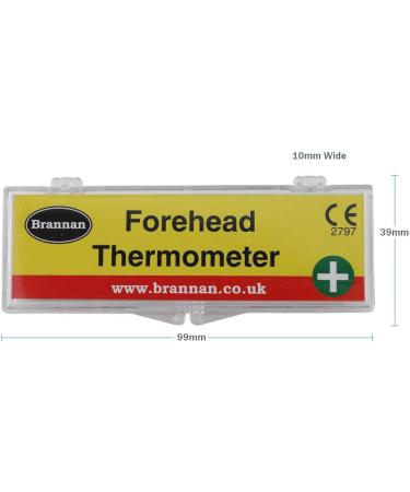 Forehead Thermometer Temperature Indicator Strip with Protective Case - The Easiest Temperature Thermometer to Use Baby Kids Adults - Buy Online on SooperMarket.com