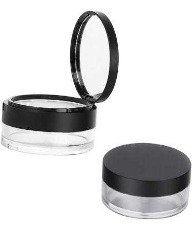 MAGICLULU 2 Pcs Cosmetic Case Empty Loose Face Powder Hen Figurine Makeup Powder Travel Loose Powder Puff 7*3.8cmx2pcs Blackx2pcs - Buy Online on SooperMarket.com