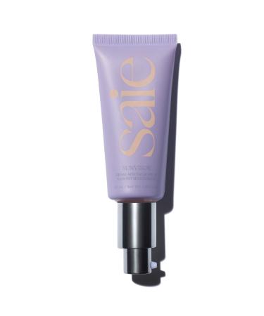 Saie Sunvisor Broad Spectrum Sunscreen Moisturizer SPF 35 - Hydrating Daily Face Sunscreen with 100% Sheer Mineral Zinc Oxide Hyaluronic Acid + Vitamin C for Radiant Dewy Skin (1.35 fl oz) 1.35 Fl Oz (Pack of 1)