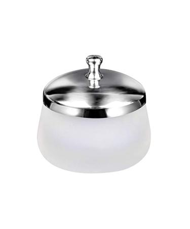 Crystal Glass Nail Art Dappen Dish with Cover Nail Glass Crystal Cup Acrylic Powder Liquid Container Disinfection Cup Frosted Nail Washing Cup Holder for Beauty Art Nail HJ-NAPB025