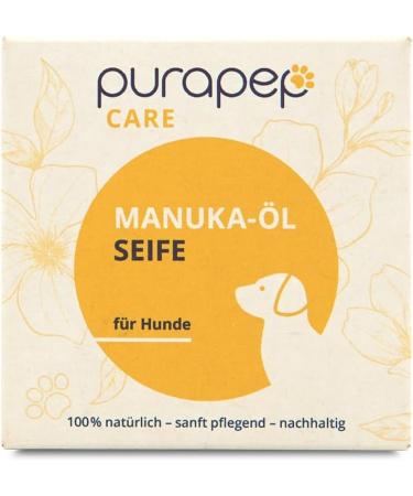 Purapep Care Manuka Oil Dog Soap | Natural Skin Relief for Sensitive Dogs | Itch-Relief with Coconut & Olive Oil - Buy Online on SooperMarket.com