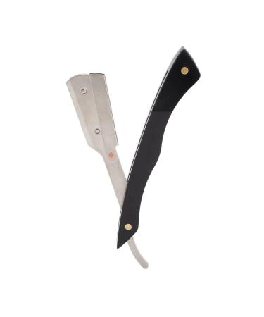 Beard blade holder stainless steel foldable manual hairdresser rasi meter stand razor holder with a straight edge beard cutter rack for men
