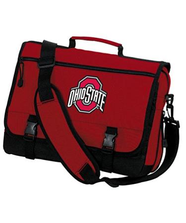 Broad Bay OSU Buckeyes Laptop Bag Ohio State University Messenger Bag or Computer Bag