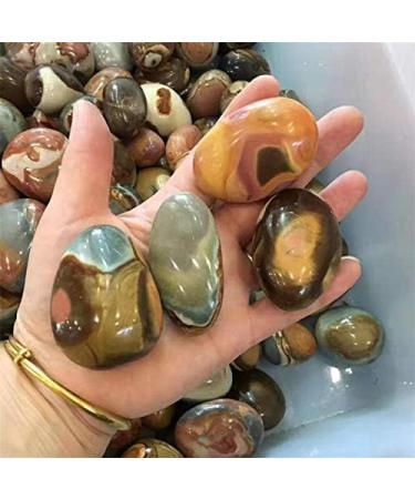 3pc Natural Minerals Ocean Jasper Palm Size Tumbled Stones for Decoration - Buy Online on SooperMarket.com