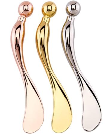 Healeved Makeup Spoon Zinc Cream Spoon Make up Kit Unicorn Horn Clip on Eye Spoon Creami Buttercream Spiral Tool 9.50X1.50X0.50CM Golden - Buy Online on SooperMarket.com