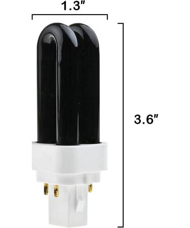 2 Pack Replacement Light Bulbs for Dynatrap 41050 DT1050 - 1/2 Acre Black Light | 2 Count (Pack of 1) - Buy Online on SooperMarket.com