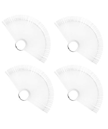 CS COSDDI 200pcs Stiletto Nail Tips Nail Display Tips Nail Tips Fan Display