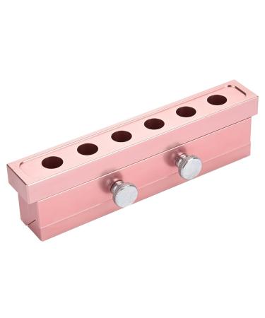 FILFEEL Professional Lipstick Cosmetic DIY 12.1mm 2/4/6 Cavities/holes Aluminum Alloy Dual Uses Making Lip Balm Rose Gold (6 Holes)