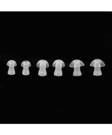6 Pack Silicone Hearing Aid Ear Plugs - Universal Size Replacement Buds (L/M/S) for Comfort & Enhanced Hearing - Buy Online on SooperMarket.com