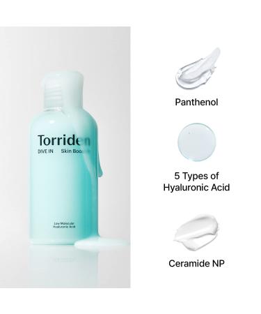 Torriden DIVE-IN Hyaluronic Acid Skin Hydrating Booster 6.76 fl oz | Dry & Sensitive Skin | Alcohol-free, Fragrance-free | Vegan & Cruelty-Free - Buy Online on SooperMarket.com