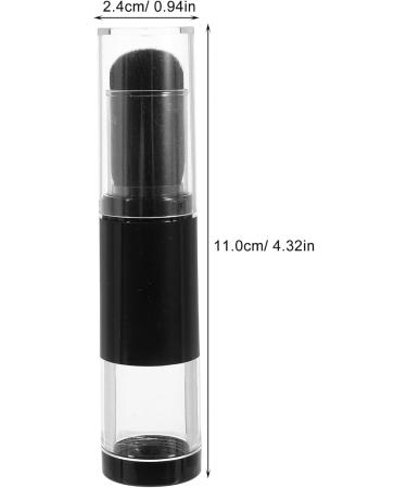STOBOK Embossing Powder Brush Retractable Foundation Brush Reusable Blush Brush with Refillable Loose Powder Bottle Jars for Tint Highlight Blush Contour Powder Makeup Applicator Tool - Buy Online on SooperMarket.com