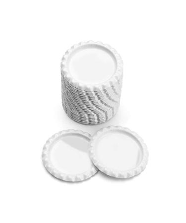 Craft Bottle Caps Flat Decorative Bottle Cap for Hair Bows DIY Pendants or Craft Scrapbooks White 100 PCS White 100pcs