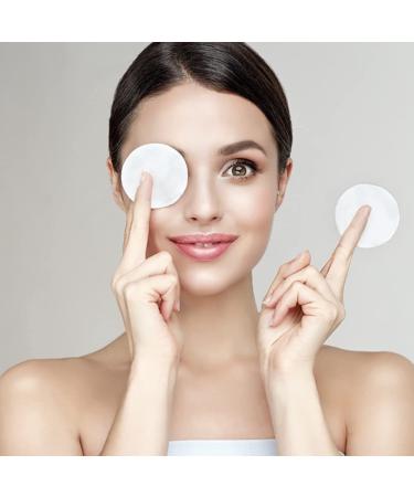 SRV HUB 120 Round Cotton Pads - Soft Double-Sided Make-Up Remover & Cosmetic Cotton Pads for All Skin Types (120 Pieces) - Buy Online on SooperMarket.com