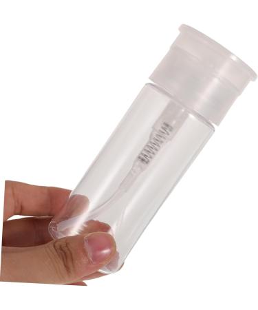 PLAFOPE 1 Set Nail Polish Remover Bottle Travel Empty Pump Bottle Empty Bottle Push down Pump Bottle Travel Bottle Liquid Press Pumping Makeup Remover Bottle White Pp - Buy Online on SooperMarket.com