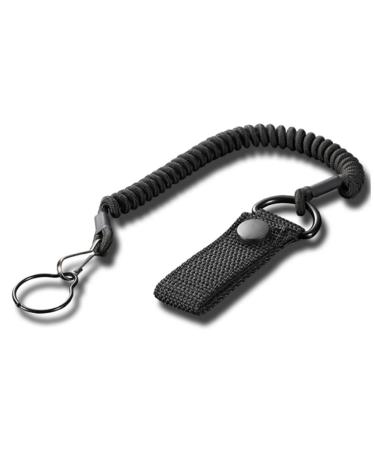 NTL20 Tactical Telescopic Nylon Lanyard Safety Rope Anti-Lost Rope Key Chain Spring Lanyard Hiking Slingshot Key Chain Hunting RopeNylon Tactical Hand Strap