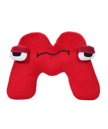 Alphabet Lore Plush Animal Toys Cartoon Cute Funny Educational Letter Stuffed Doll Development for Gift Giving Fans for Kids and Adults Christmas Stocking Stuffers Birthday Supplies for Boys Girls (M)
