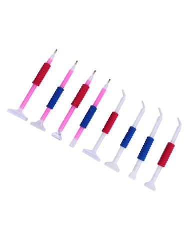 Exceart Kreuzstichstichstickstift 8st drillstift Tools curved diamond sign pencil Accessories for drawing diamond embroidery pencil Diamant-sign pen Diamond drawing Ellbogen