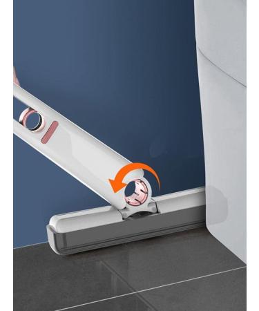 Mini Mop | Mini Portable Short Mop Self-Squeeze Glass Wiper | Hand Wash-Free Strong Absorbent Lazy Cleaning System for Desktops Windowpanes Tablewares White Suit*2 - Buy Online on SooperMarket.com
