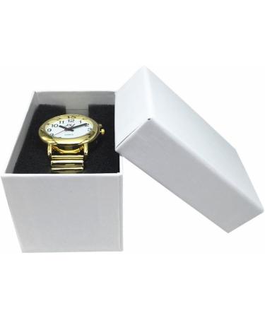 English Talking Watch for Blind People or The Elderly and Visually Impaired People wi th Alarm of Quartz Talking Date and Time Golden Color White Face - Buy Online on SooperMarket.com