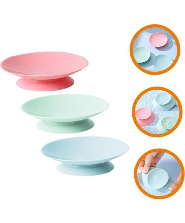 3pcs Healvian Kids Bowl Suction Pad Stickers - Suction Cup Silica Gel, Sucker for Strong Grip - Buy Online on SooperMarket.com