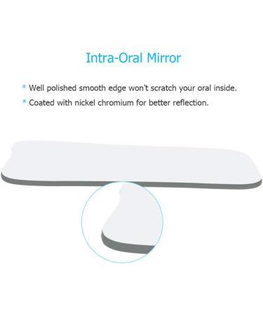 Ankroyu 5PC Reflector Levels - 2-Sided Intraoral & Lingual Buccal Mirrors for Dentists - Optimal Clinical Tools - Buy Online on SooperMarket.com