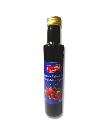 Chtoura Garden Pomegranate Molasses 250ml Glass Bottle - 100% Natural and Authentic Lebanese Popular Ingredient for Middle Eastern Cuisine Product | Made in Lebanon
