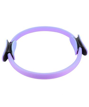 Mokernali pilates ring circle pilates ring circle pelvic floor trainer women fitness ring magic double handle yoga circle pilates yoga ring 38 cm practice circuit for thigh training at home violet