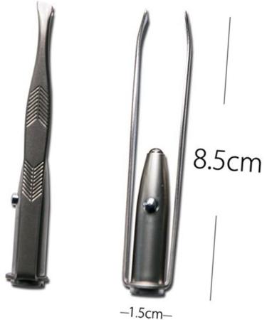 minkissy LED Eyebrow Tweezer Eyebrow Hair Removal Tweezer LED Light Eyelash Tweezer - Buy Online on SooperMarket.com