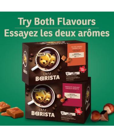Caf Barista Chocolate Hazelnut 100% Compostable Flavoured Coffee Pods 72 pods (6 x 12 pods) - Buy Online on SooperMarket.com