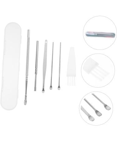 Lurrose 4 Sets Ear Pick Tool - Stainless Steel Ear Wax Removal Kit for Adults and Children - Buy Online on SooperMarket.com