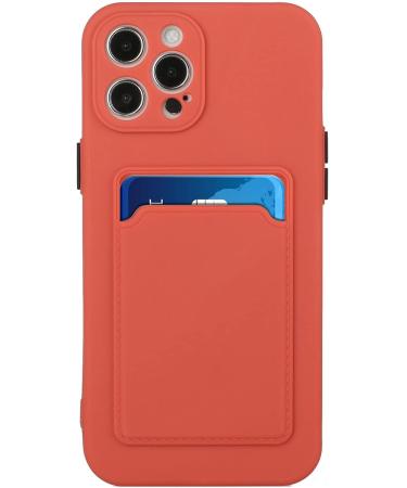 Buy Tivenfezk Nadoli iPhone 15 Pro Silicone Case - Ultra Thin Shockproof Scratch-Resistant Wallet Cover with Card Holder - Plum Red - Buy Online on SooperMarket.com