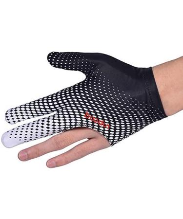 3-Finger Billiard Glove for Men & Women | Pool Cue Glove - Right/Left Hand | Snooker Pool Table Accessory - White - Buy Online on SooperMarket.com