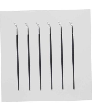 PLAFOPE 6pcs Long Handle Eyeliner Brush Liner Brush for Eyes Angled Bent Eyeliner Brush Eye Makeup Brush - Buy Online on SooperMarket.com