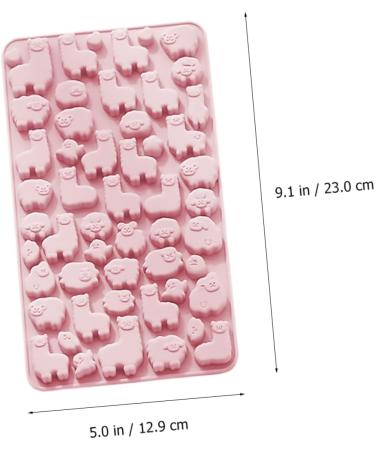 MAGICLULU 6 Pcs Chocolate Silicone Mold Baking Pan Candle Molds Roasting Pan Silicone Ice Cube Molds Chocolate Making Molds Candle Alpaca Mold DIY Baking Mold Alpaca-Shape Mold Soap 23.2X12.9X1.1CMx3pcs Random Colorx3pcs - Buy Online on SooperMarket.com
