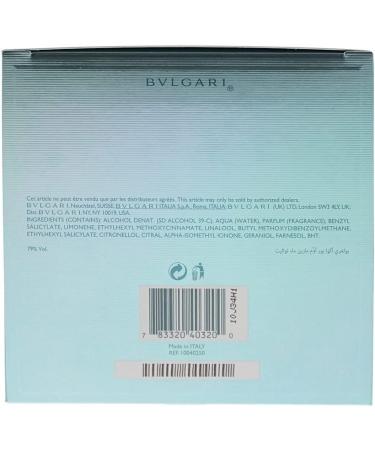 BVLGARI - Aqua Marine - Edt Spray 3.4 Oz - Buy Online on SooperMarket.com