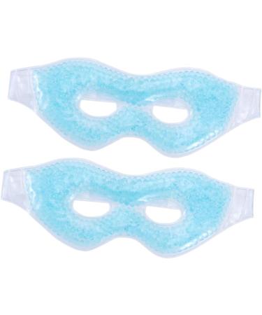 MAGICLULU 2 Pcs Therapeutic Cooling Gel Eye Mask - Soothing Ice Eye Mask for Puffy Eyes & Relaxation - Buy Online on SooperMarket.com