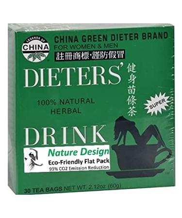 Uncle Lees Green Slimming Tea Typ Dieters Ecofriendly sending 93% reduced CO2 impact