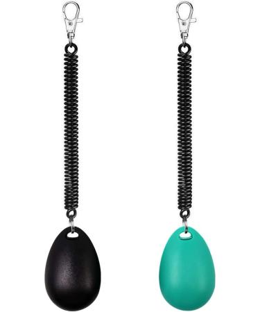 OYEFLY Dog Training Clicker with Wrist Strap - Durable Lightweight Easy to Use Pet Training Clicker for Cats Puppy Birds Horses. Perfect for Behavioral Training 2-Pack (Black and Water lake blue) - Buy Online on SooperMarket.com
