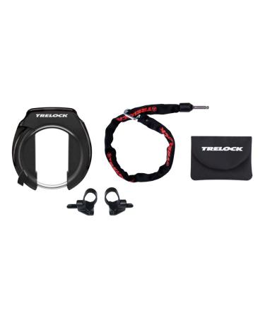 Trelock RS 351 Protect-O-Connect/ZR 355 Set frame lock Black One Size