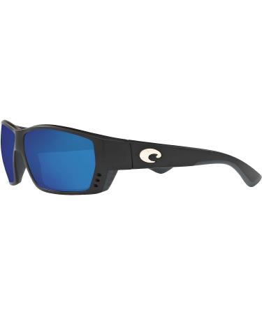 Costa Del Mar Men's Tuna Alley Matte Black/Grey Blue Polarized Sunglasses - 580g - Buy Online on SooperMarket.com