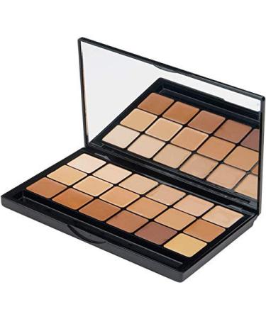 Graftobian Glamour Cr me Ultra HD Foundation Super Palettes - Foundation Palette  Contour Makeup  Foundation for Professional Makeup Kit  Face Makeup for Full Coverage - Warm Color Warm 1 Piece Set
