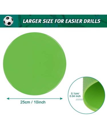 UQXY 10 Inch Non Slip Rubber Spot Markers for Sports Training - 12PCS - Buy Online on SooperMarket.com