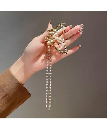 Shop Stylish Metal Hair Clips - 4-Pack Gold Butterfly Design | Fashionable & Slipproof Hair Jewelry - Buy Online on SooperMarket.com