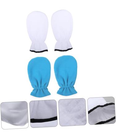HAPINARY 2 Pairs Essential Oil Gloves Kerotherapy Supply Washable Wax Gloves Wax Mitts Reusable Wax Gloves Paraffin Gloves Paraffin Mitts Nursing Gloves Nursing Supply Portable Wax Gloves - Buy Online on SooperMarket.com