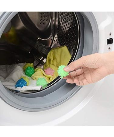 10pcs Solid Laundry Ball Reusable Dryer Cleaning Ball Laundry Scrubbing Balls Tangle-Free For Washing Machine Random Color - Buy Online on SooperMarket.com