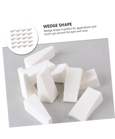 NOLITOY 60 Pcs Nail Sponge Triangle Makeup Tools | Nail Art Design Gradient Sponge | Soft Manicure Powder Puff & Nail Brush | Perfect for DIY Nail Art - Buy Online on SooperMarket.com