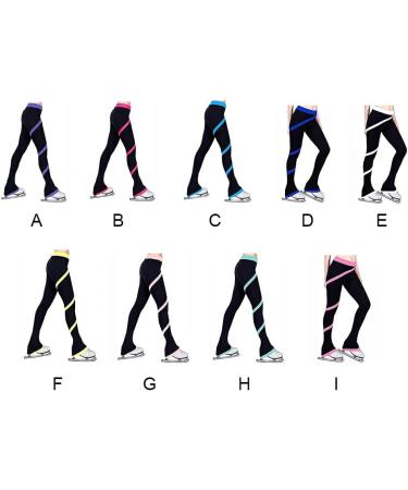 Warm Ice Skating Pants for Girls - Lightweight Skin-friendly & Washable Training Leggings - Light Blue/S - Buy Online on SooperMarket.com