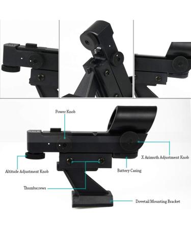 Red Dot Finderscope with Slide-in Bracket for Astronomical Telescopes - Buy Online on SooperMarket.com