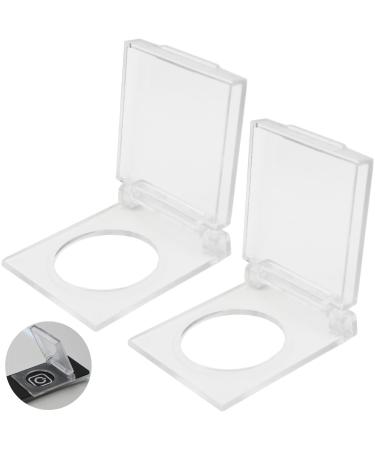 2PCS Diamond Painting Accessories Light Pad Switch Cover  Power Button Cover Child Proof Safety Push Button Switch Cover Guard Protector for Computer PC Desktop
